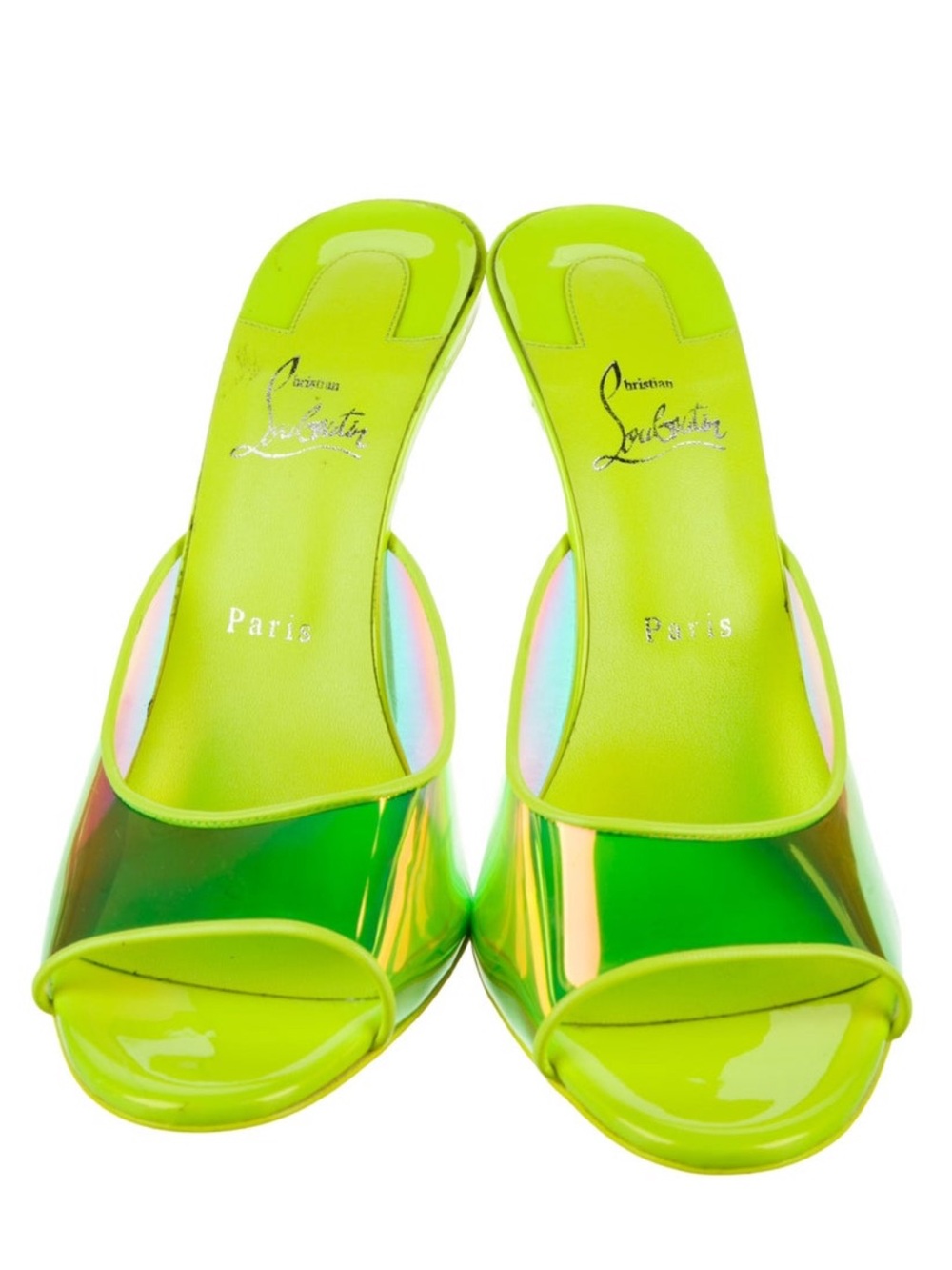 Christian Louboutin PVC Mules - Picture 4 of 6